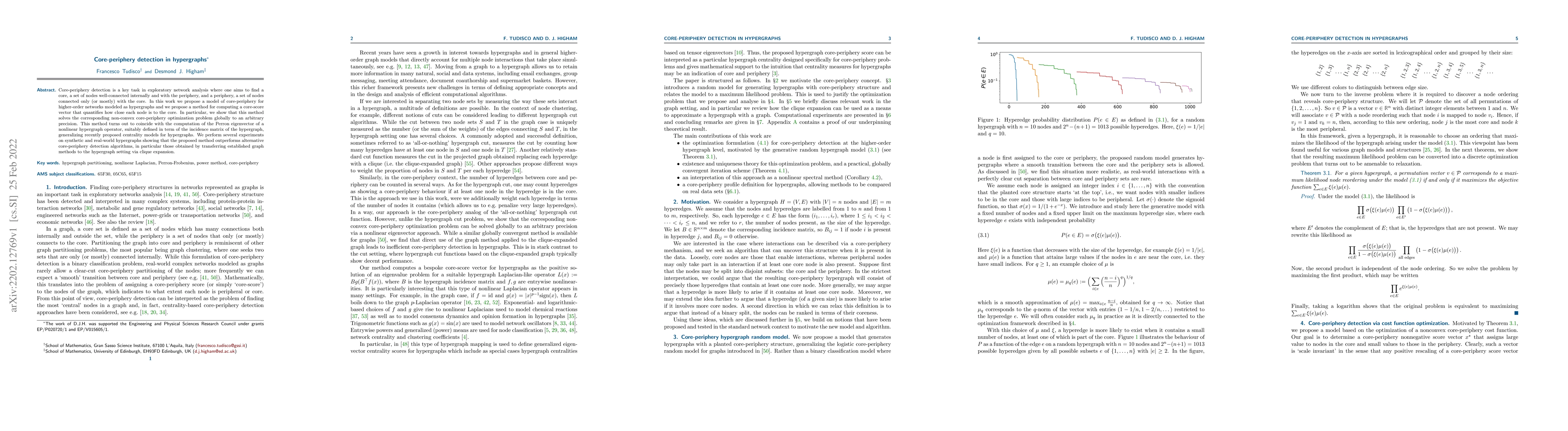 Thumbnail for Core-periphery detection in hypergraphs