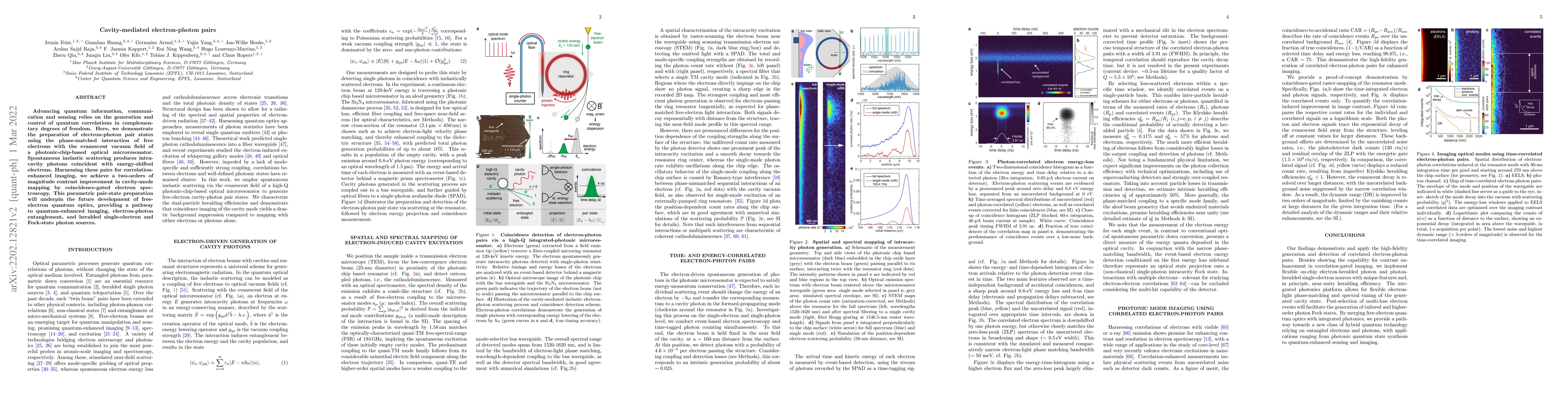 Thumbnail for Cavity-mediated electron-photon pairs