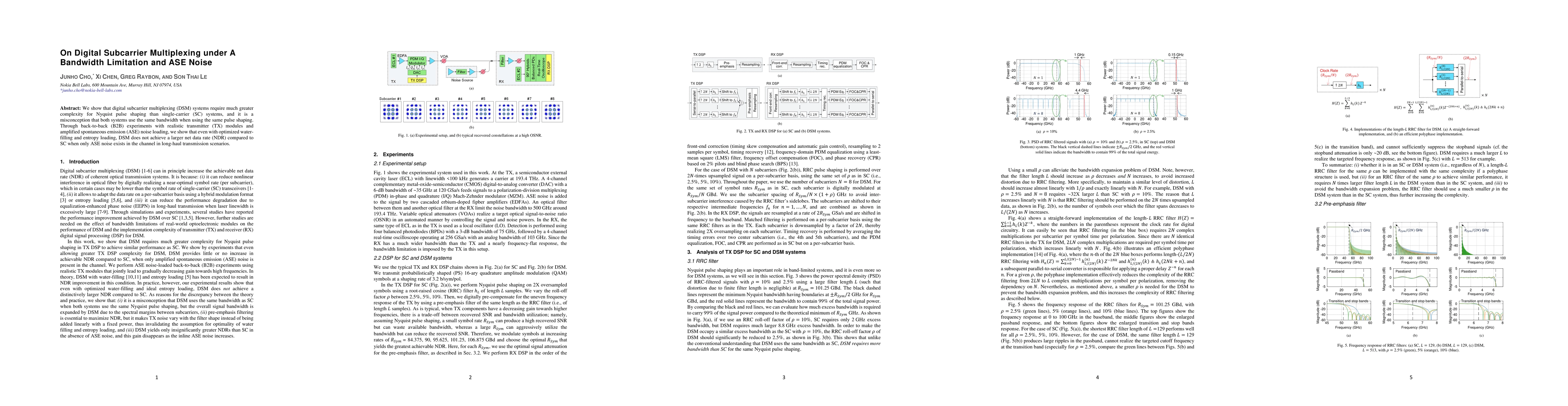 Thumbnail for On Digital Subcarrier Multiplexing under A Bandwidth Limitation and ASE
  Noise