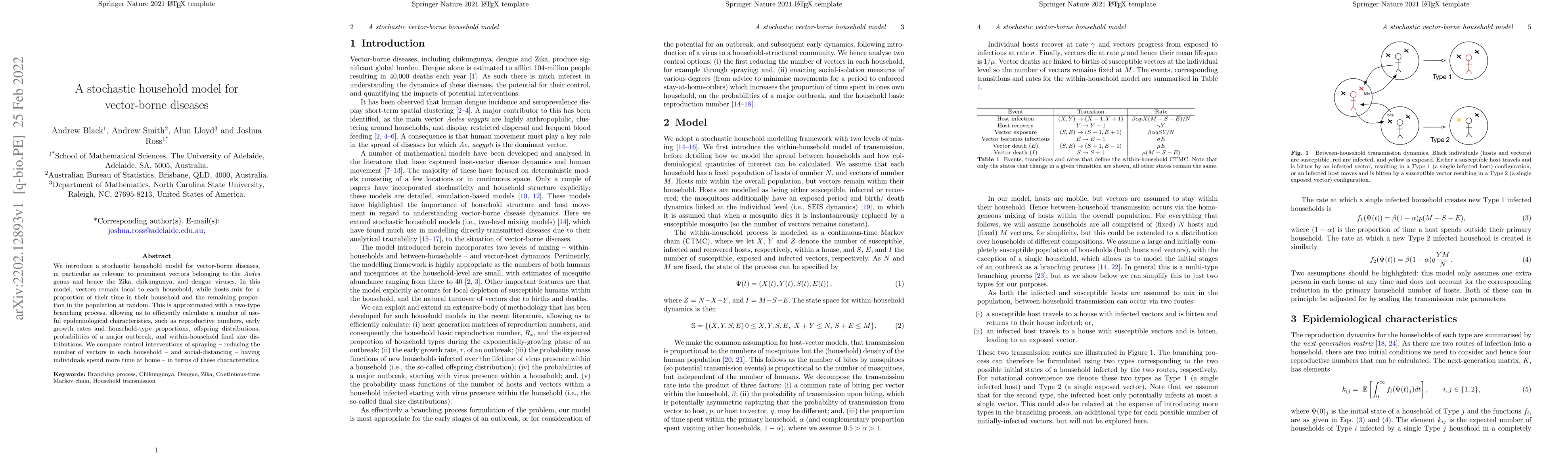 Thumbnail for A stochastic household model for vector-borne diseases