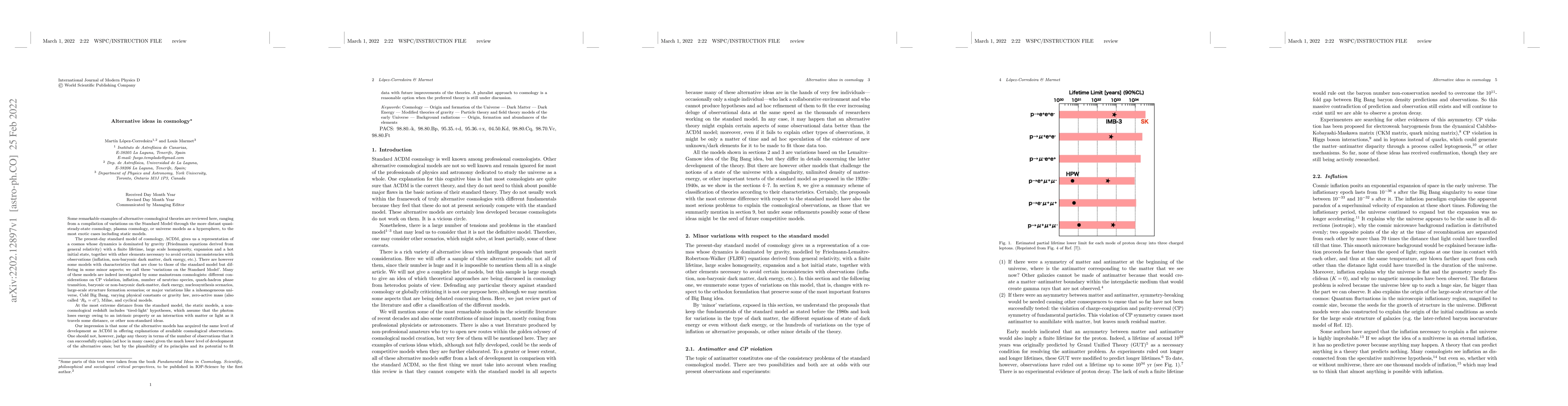 Thumbnail for Alternative ideas in cosmology