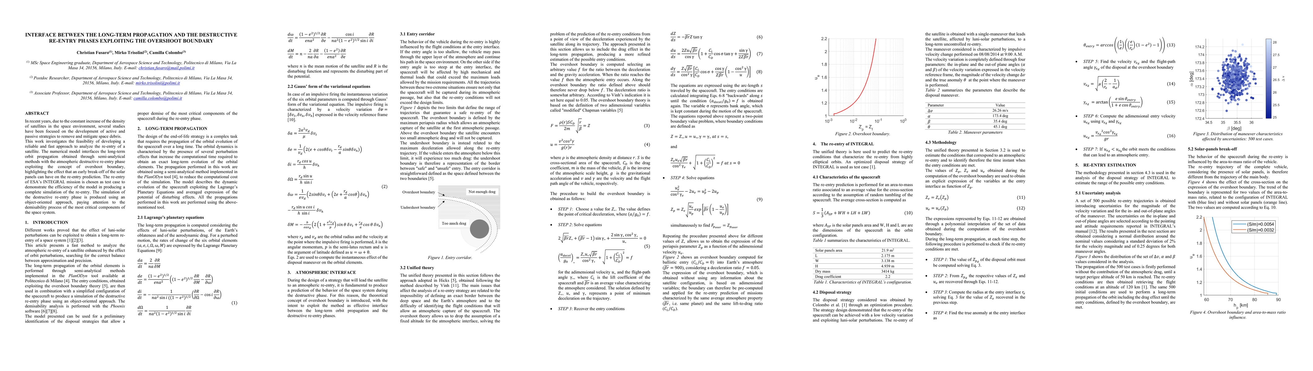 Thumbnail for Interface between the long-term propagation and the destructive re-entry
  phases exploiting the overshoot boundary
