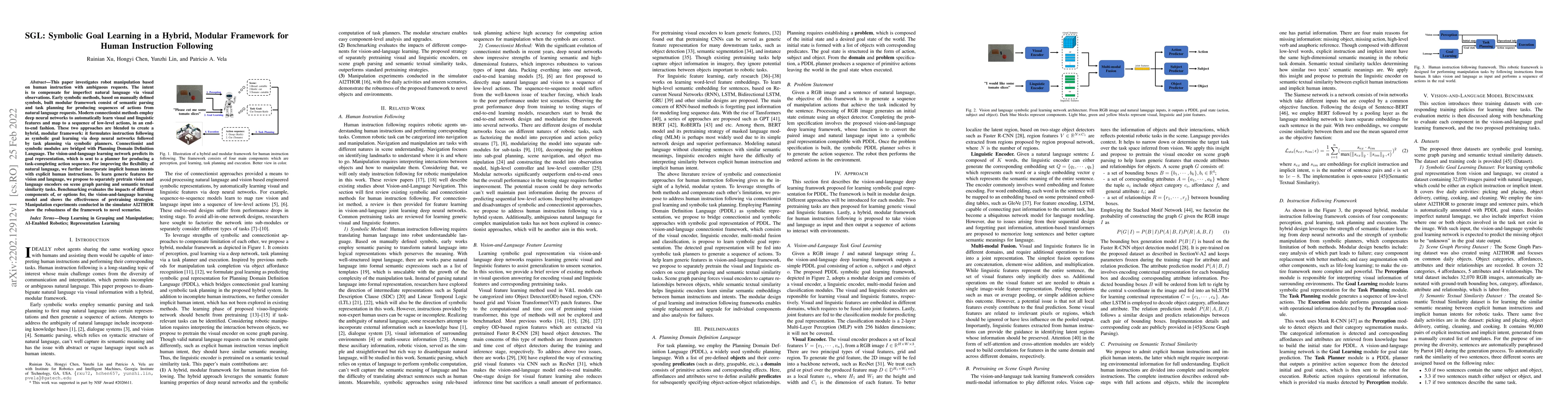 Thumbnail for SGL: Symbolic Goal Learning in a Hybrid, Modular Framework for Human
  Instruction Following