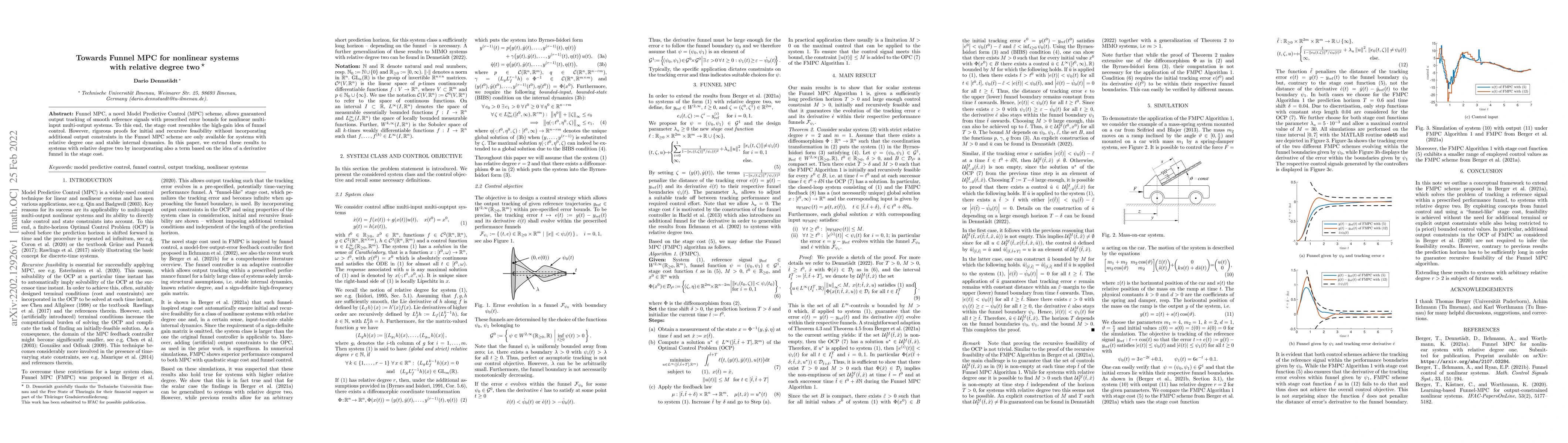 Thumbnail for Towards Funnel MPC for nonlinear systems with relative degree two