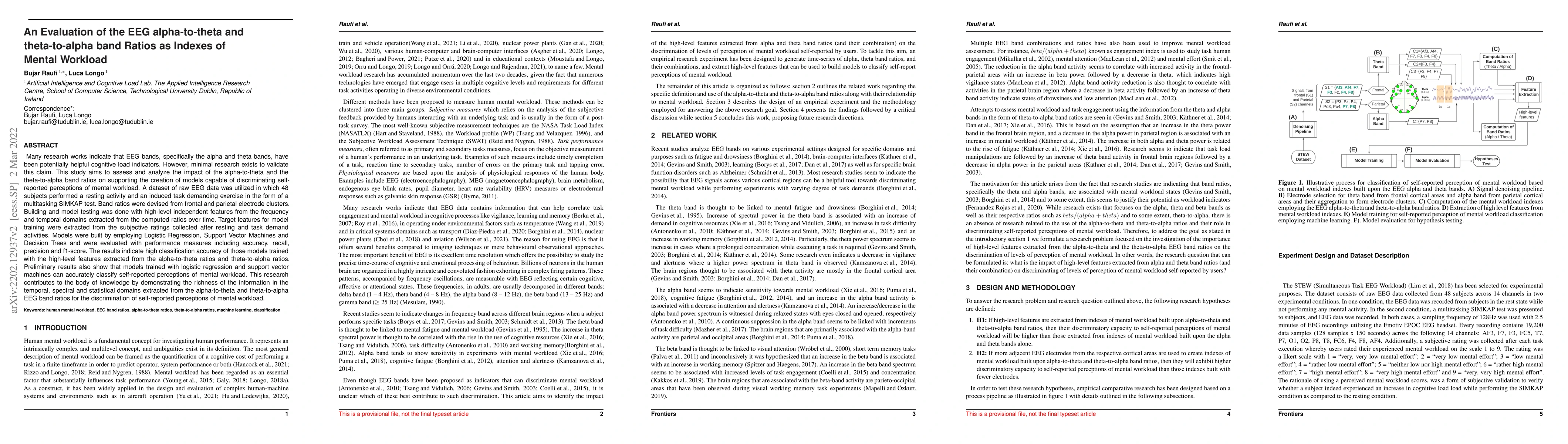 Thumbnail for An Evaluation of the EEG alpha-to-theta and theta-to-alpha band Ratios
  as Indexes of Mental Workload