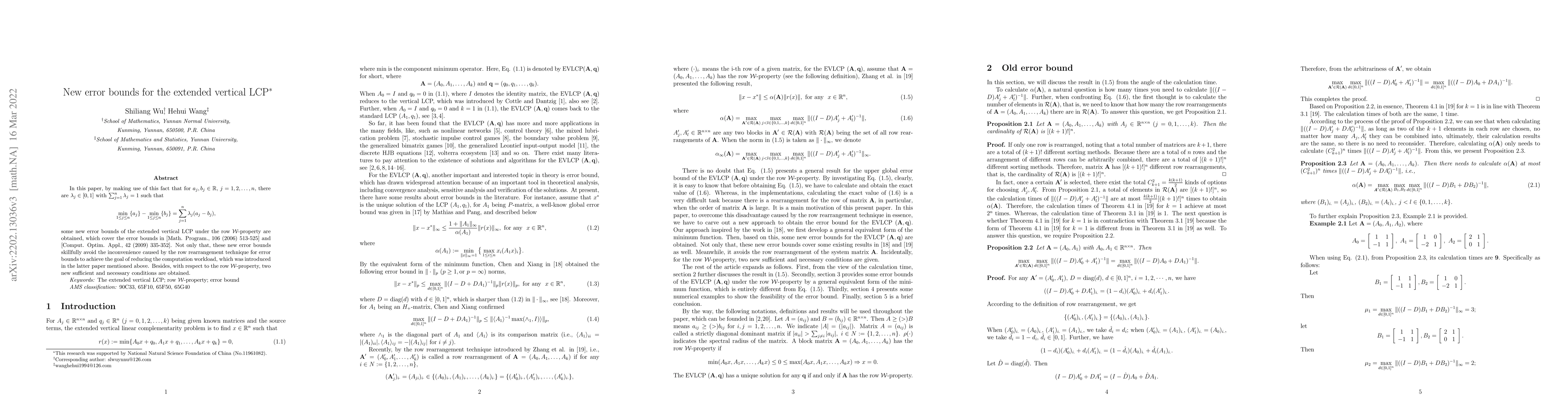 Thumbnail for New error bounds for the extended vertical LCP