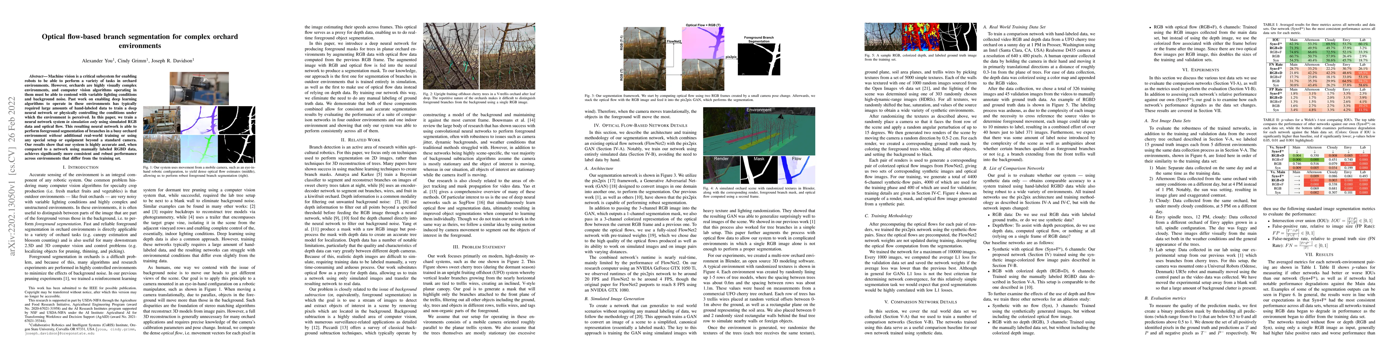 Thumbnail for Optical flow-based branch segmentation for complex orchard environments