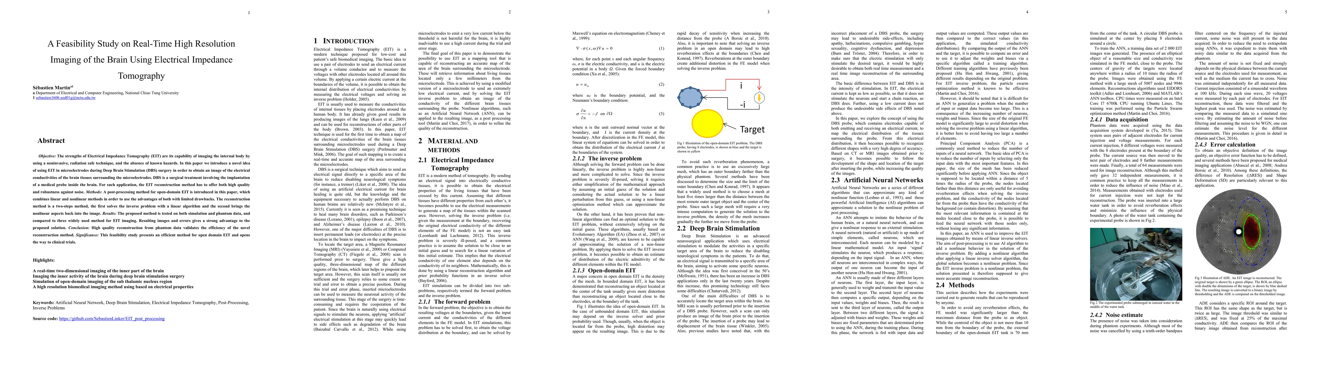 Thumbnail for A Feasibility Study on Real-Time High Resolution Imaging of the Brain
  Using Electrical Impedance Tomography
