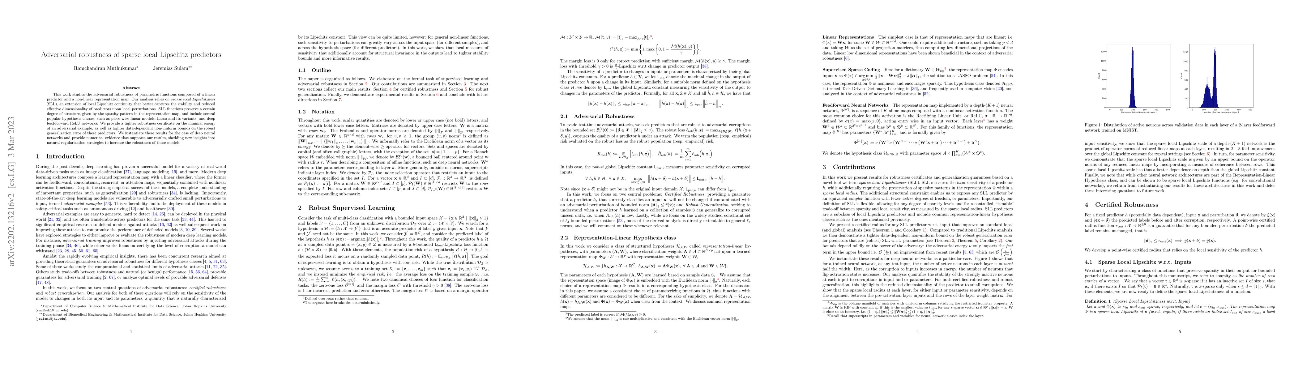 Thumbnail for Adversarial robustness of sparse local Lipschitz predictors