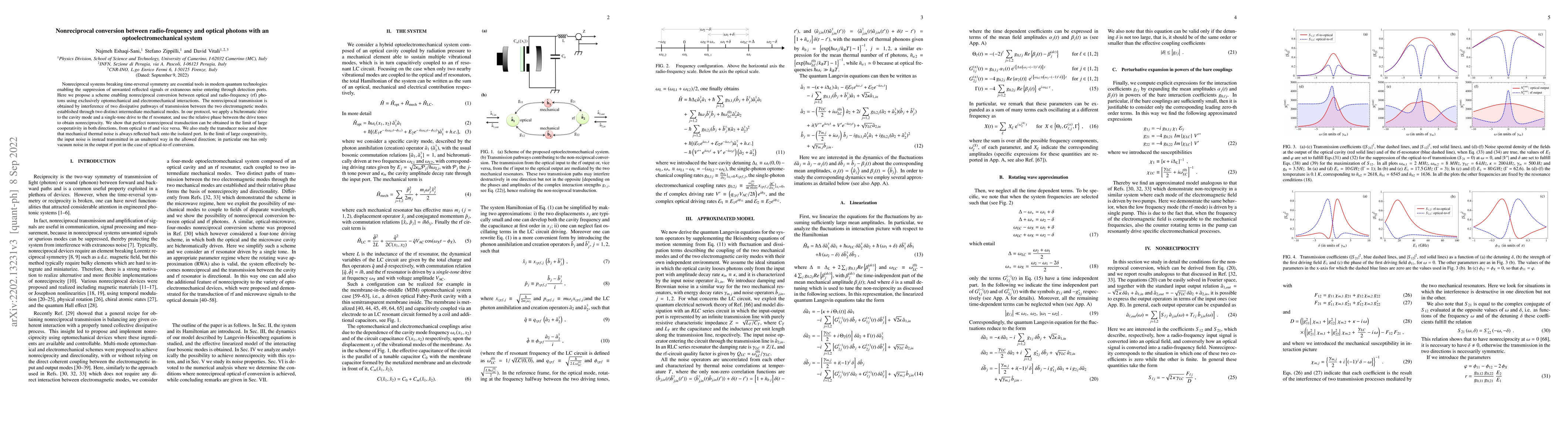 Thumbnail for Nonreciprocal conversion between radio-frequency and optical photons
  with an optoelectromechanical system