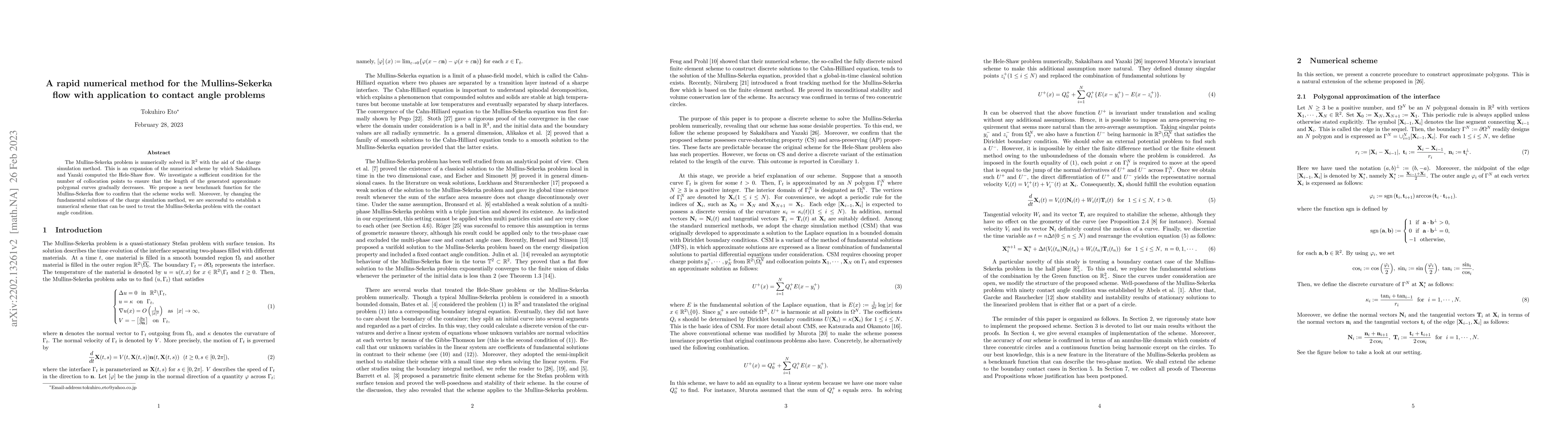Thumbnail for A rapid numerical method for the Mullins-Sekerka flow with application
  to contact angle problems