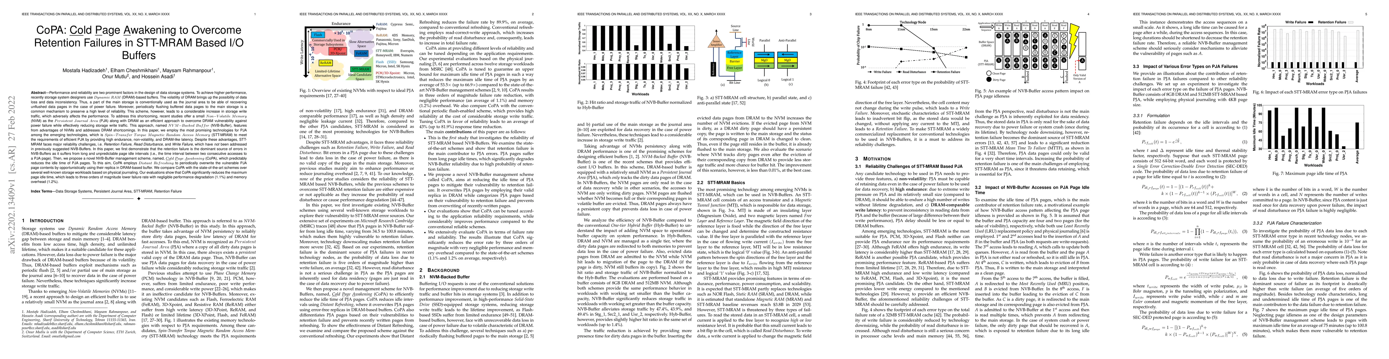 Thumbnail for CoPA: Cold Page Awakening to Overcome Retention Failures in STT-MRAM
  Based I/O Buffers