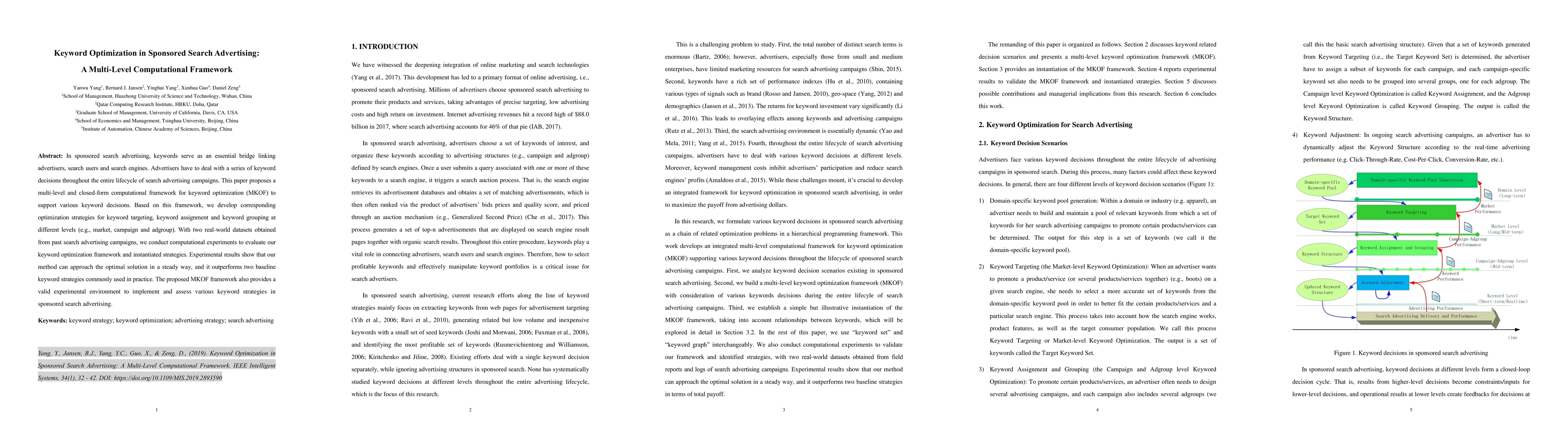 Thumbnail for Keyword Optimization in Sponsored Search Advertising: A Multi-Level
  Computational Framework