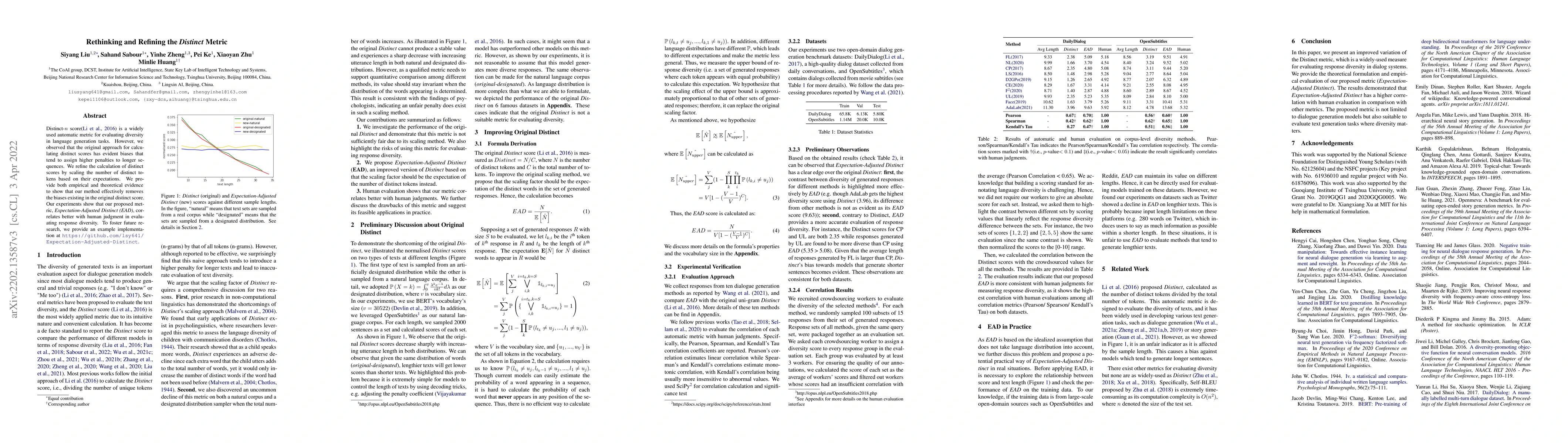 Thumbnail for Rethinking and Refining the Distinct Metric