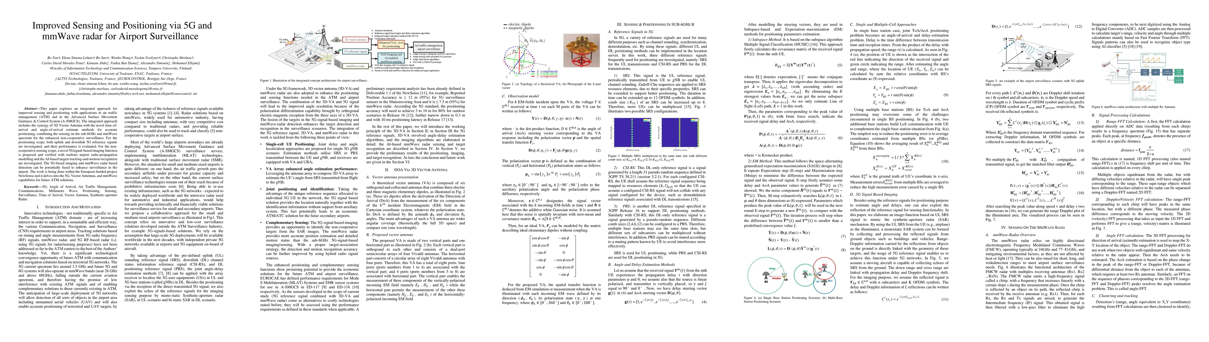 Thumbnail for Improved Sensing and Positioning via 5G and mmWave radar for Airport
  Surveillance