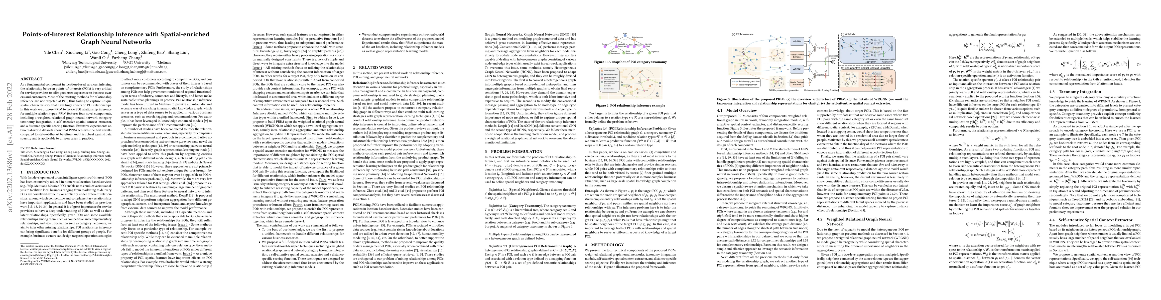 Thumbnail for Points-of-Interest Relationship Inference with Spatial-enriched Graph
  Neural Networks