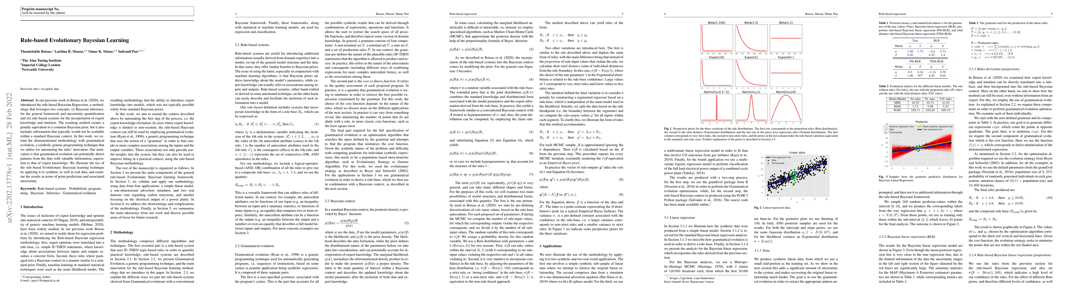 Thumbnail for Rule-based Evolutionary Bayesian Learning