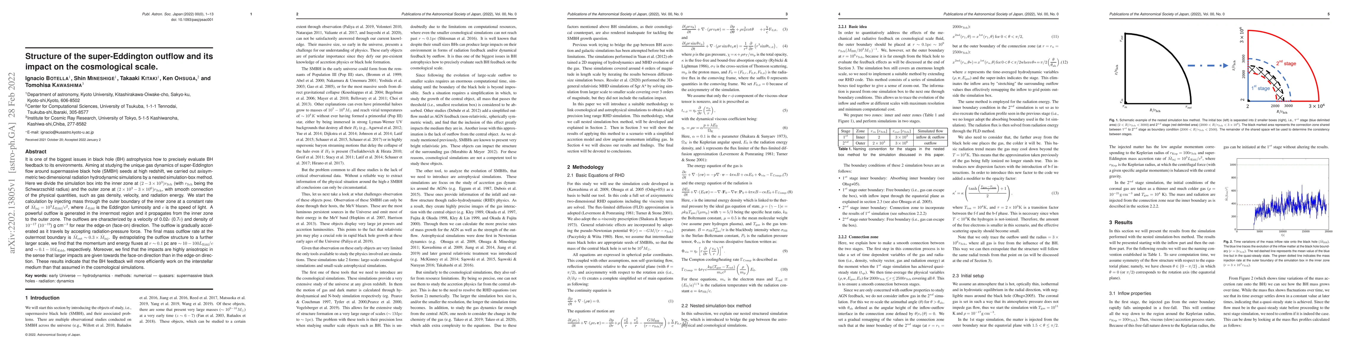 Thumbnail for Structure of the super-Eddington outflow and itsimpact on the
  cosmological scale