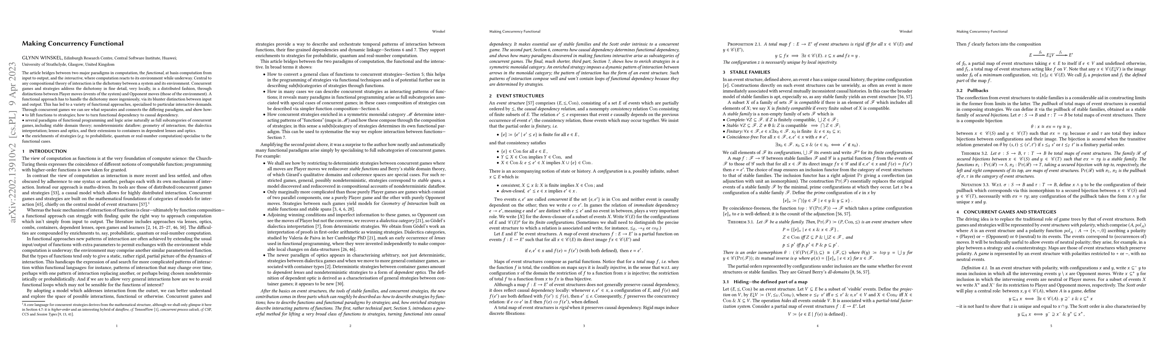 Thumbnail for Making Concurrency Functional