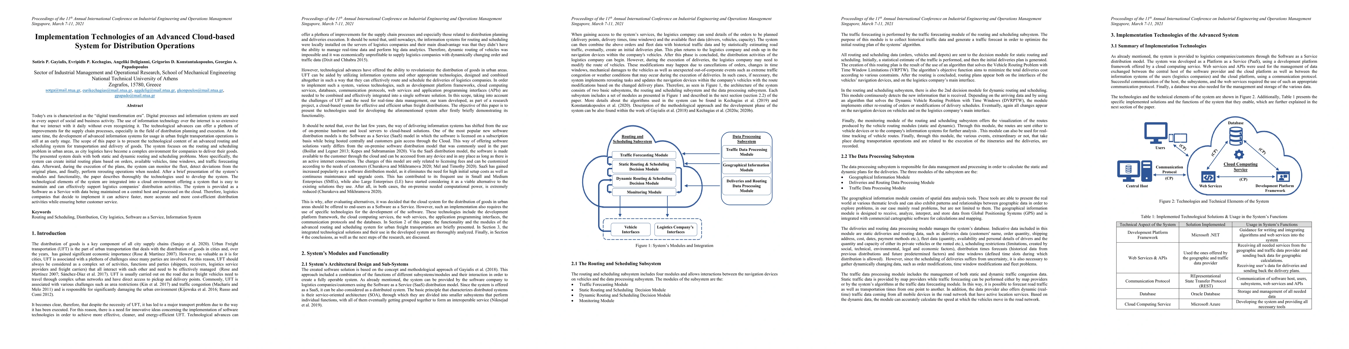 Thumbnail for Implementation Technologies of an Advanced Cloud-based System for
  Distribution Operations