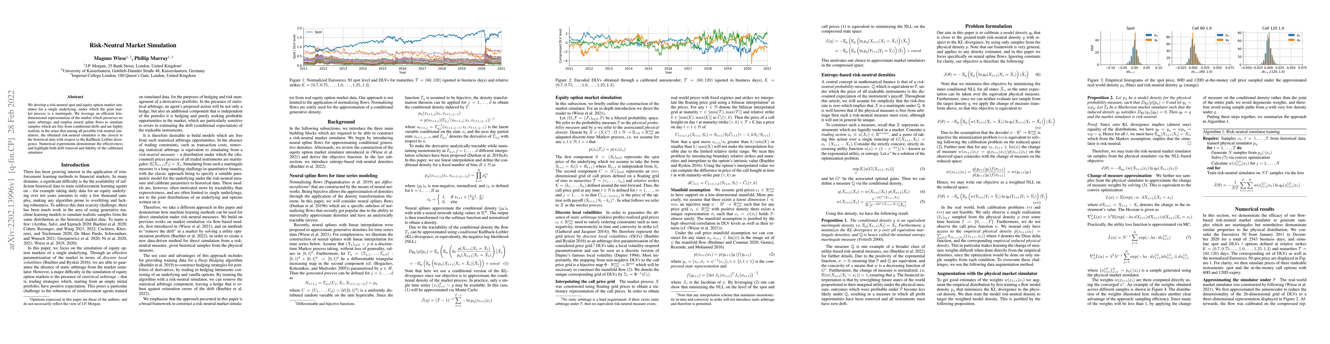 Thumbnail for Risk-Neutral Market Simulation