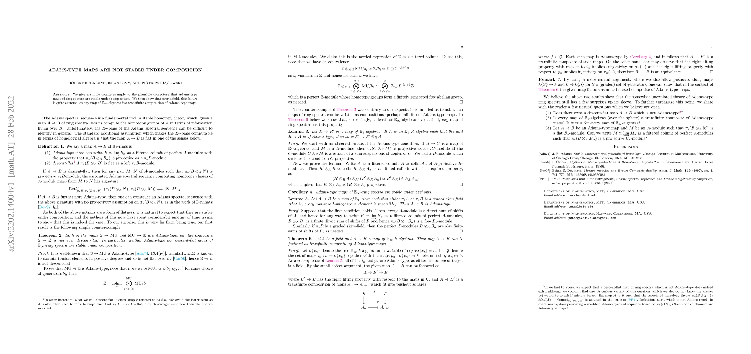 Thumbnail for Adams-type maps are not stable under composition
