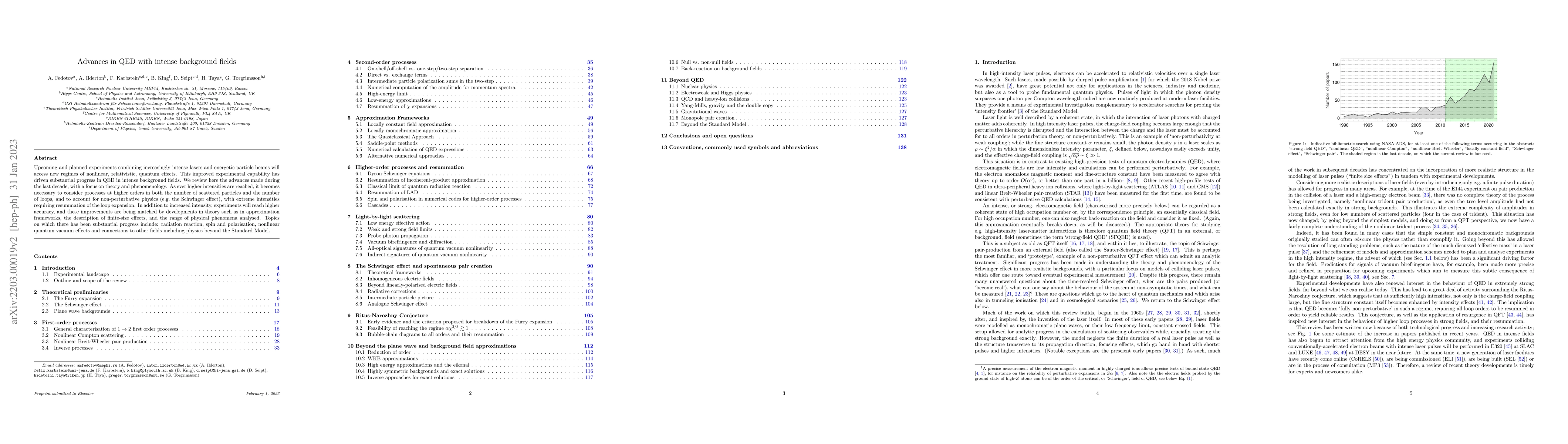 Thumbnail for Advances in QED with intense background fields