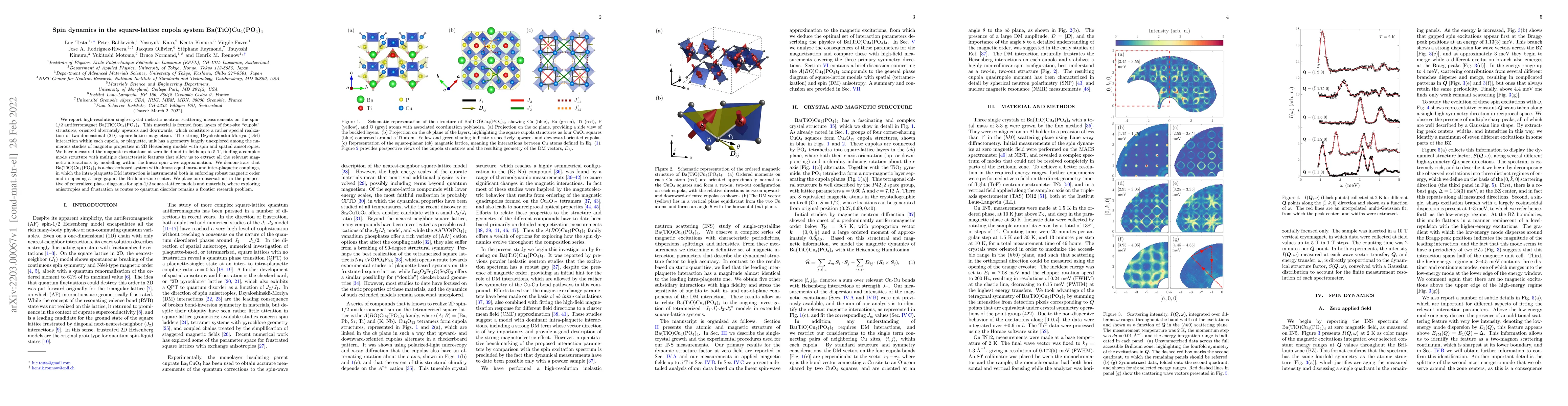 Thumbnail for Spin dynamics in the square-lattice cupola system
  Ba(TiO)Cu$_4$(PO$_4$)$_4$