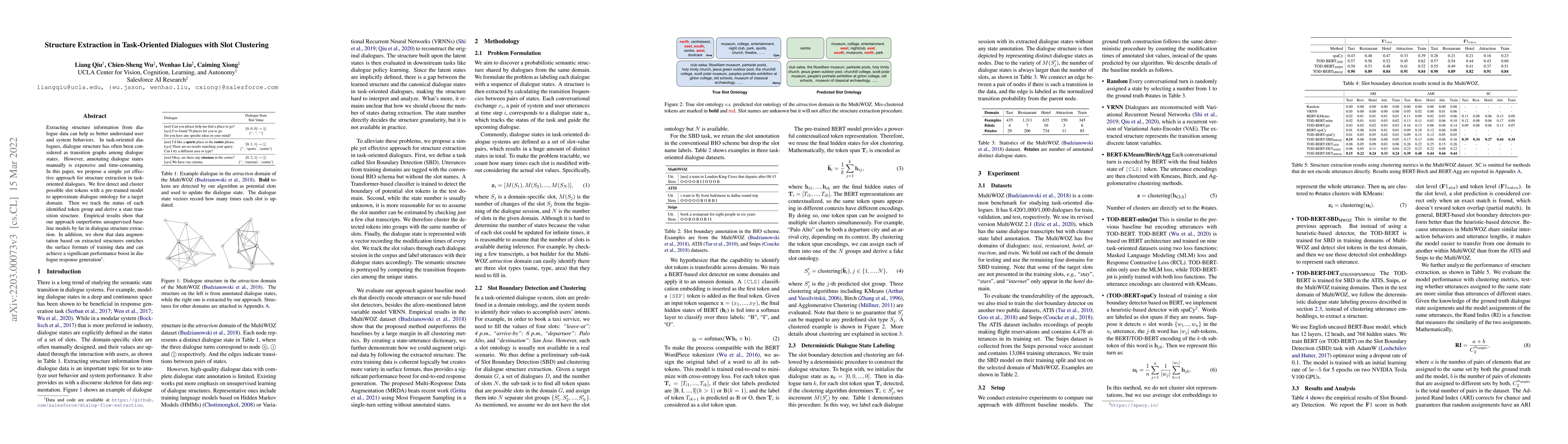 Thumbnail for Structure Extraction in Task-Oriented Dialogues with Slot Clustering