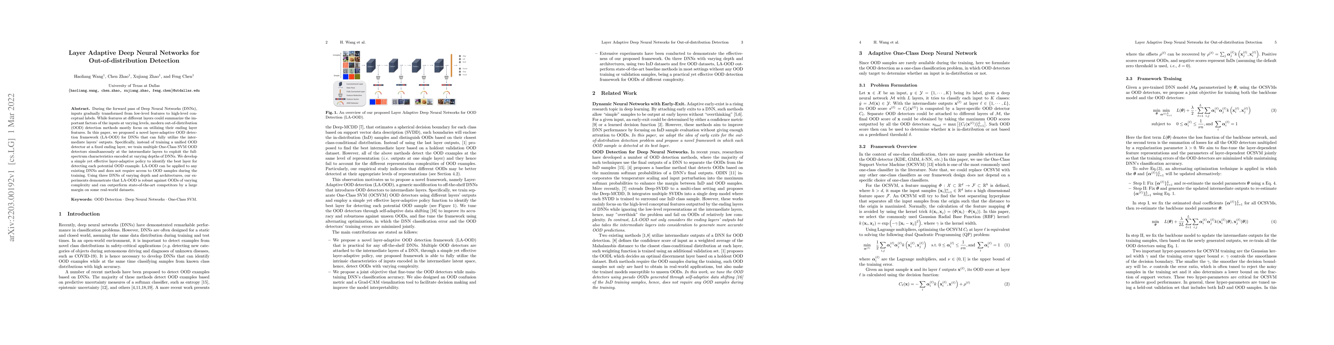 Thumbnail for Layer Adaptive Deep Neural Networks for Out-of-distribution Detection