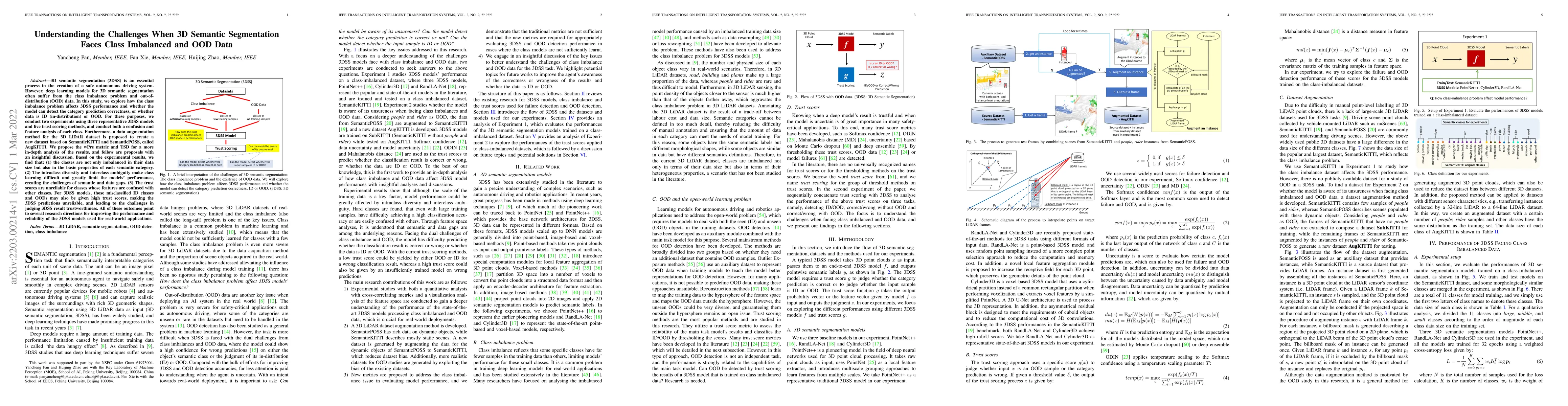 Thumbnail for Understanding the Challenges When 3D Semantic Segmentation Faces Class
  Imbalanced and OOD Data