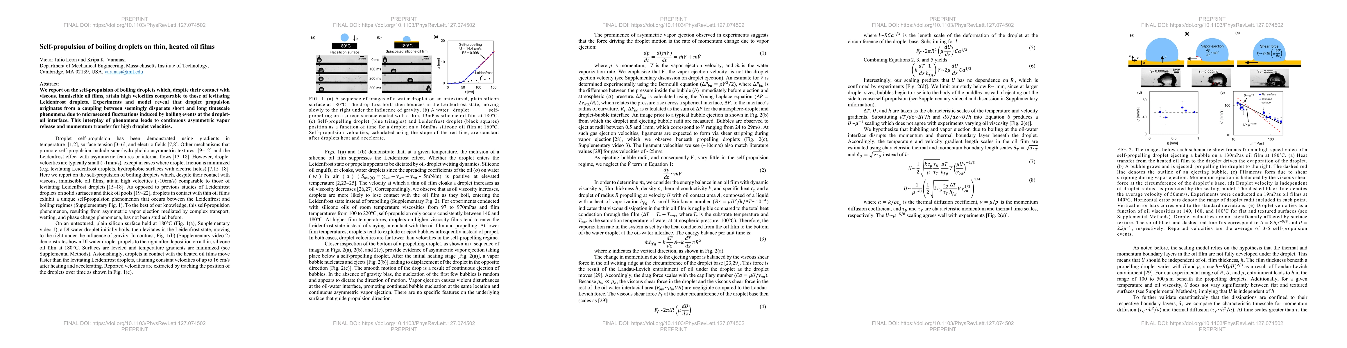 Thumbnail for Self-Propulsion of Boiling Droplets on Thin Heated Oil Films