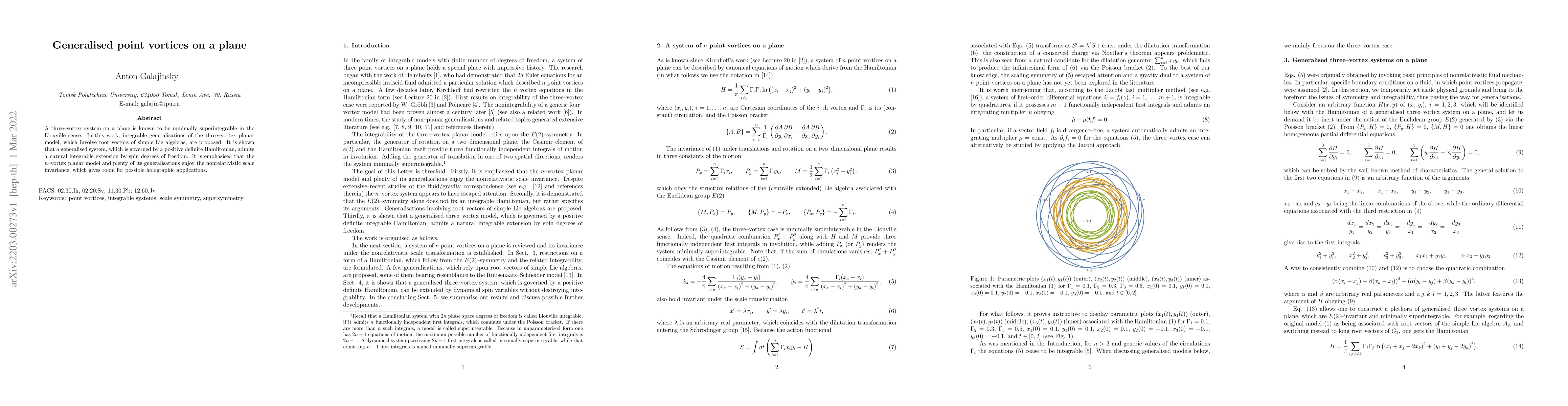 Thumbnail for Generalised point vortices on a plane