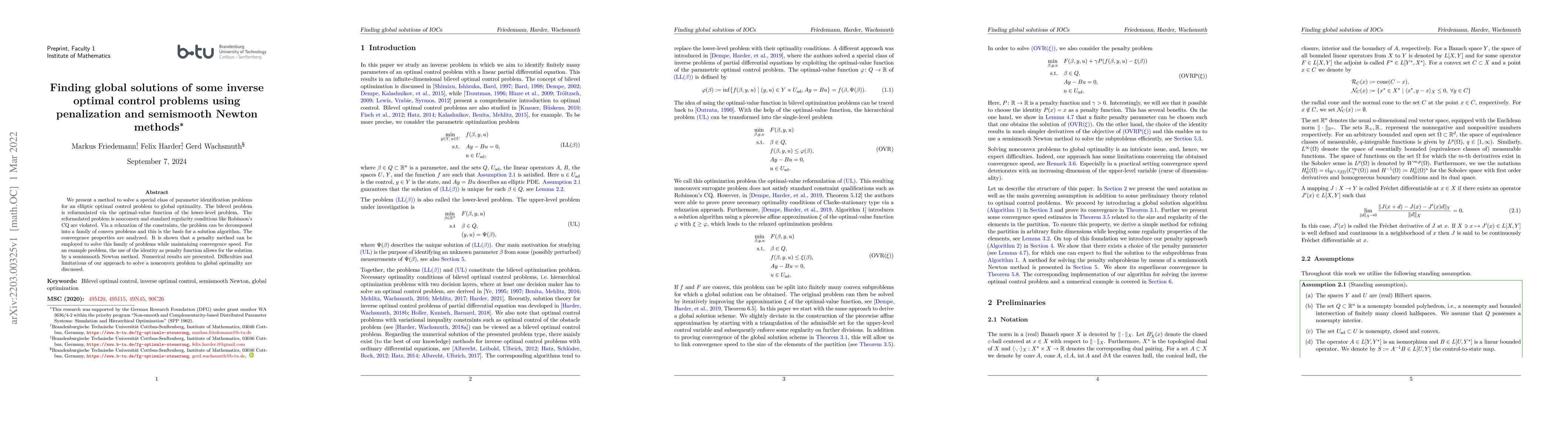 Thumbnail for Finding global solutions of some inverse optimal control problems using
  penalization and semismooth Newton methods