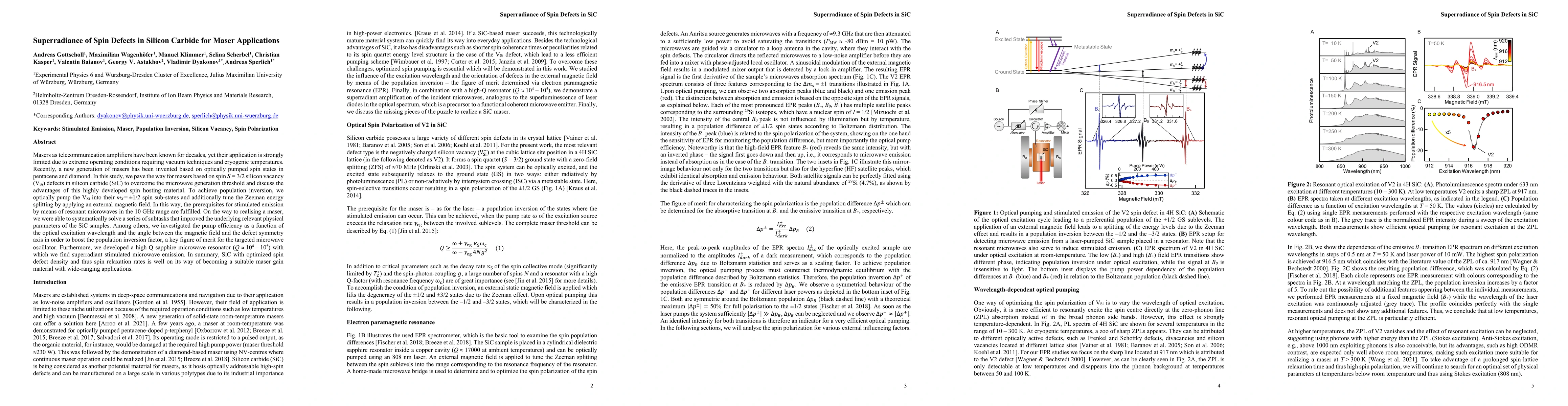 Thumbnail for Superradiance of Spin Defects in Silicon Carbide for Maser Applications