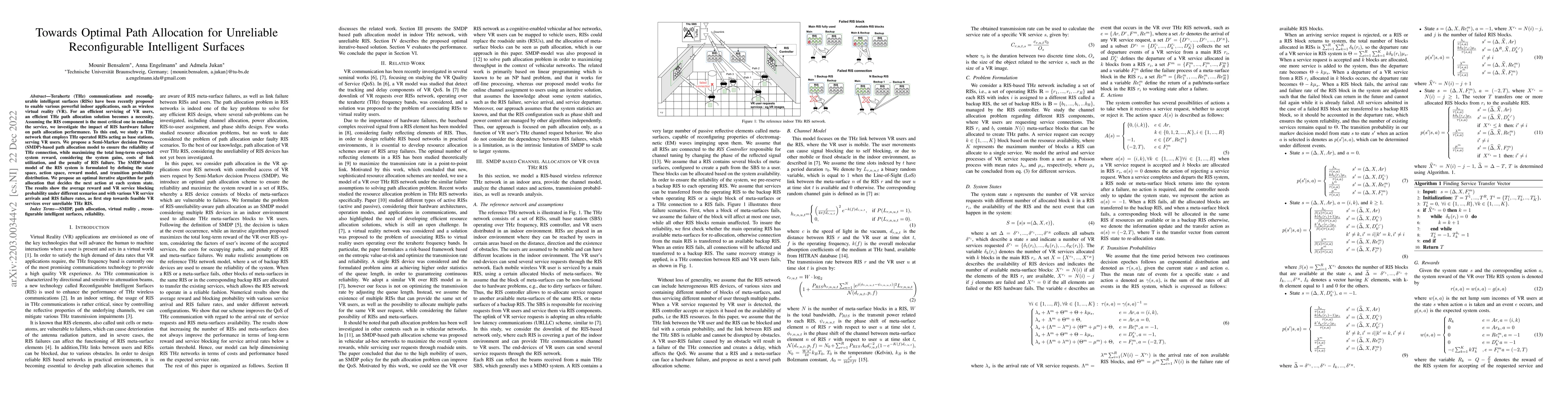 Thumbnail for Towards Optimal Path Allocation for Unreliable Reconfigurable
  Intelligent Surfaces