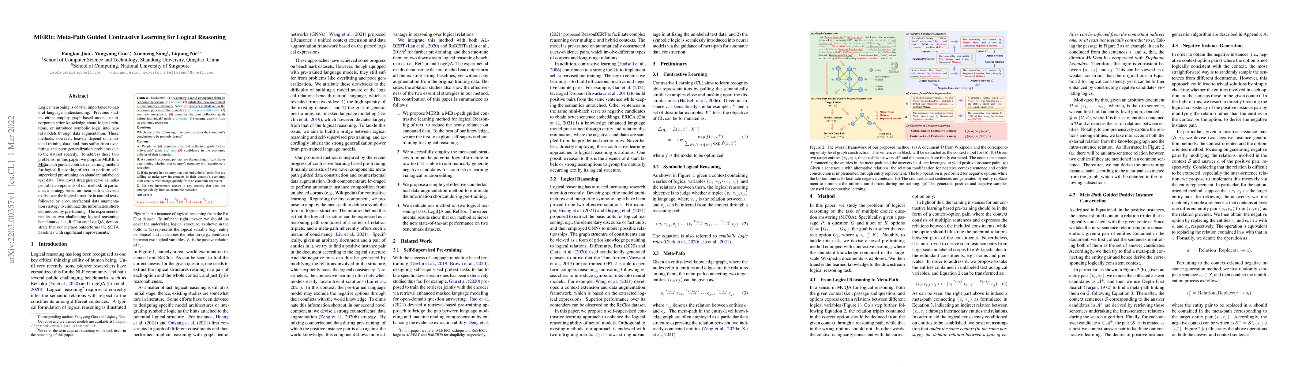 Thumbnail for MERIt: Meta-Path Guided Contrastive Learning for Logical Reasoning