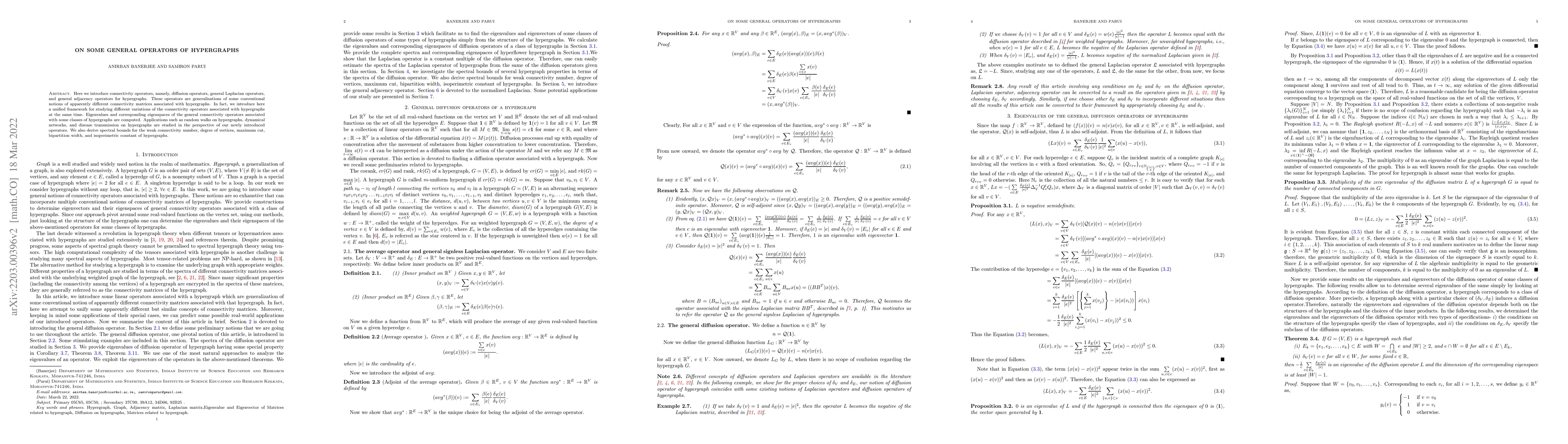 Thumbnail for On Some General Operators of Hypergraphs