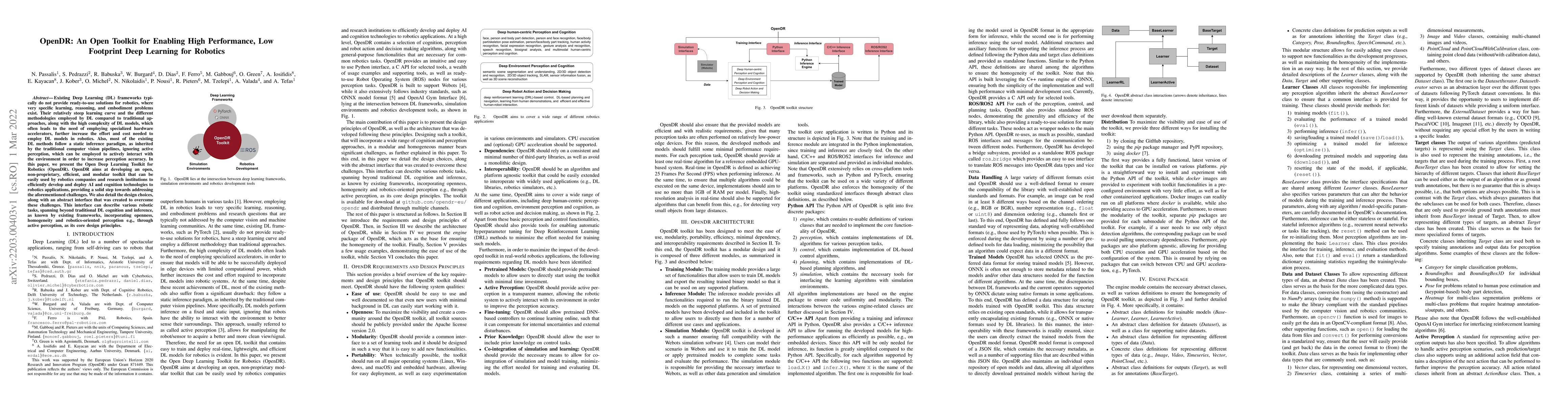 Thumbnail for OpenDR: An Open Toolkit for Enabling High Performance, Low Footprint
  Deep Learning for Robotics