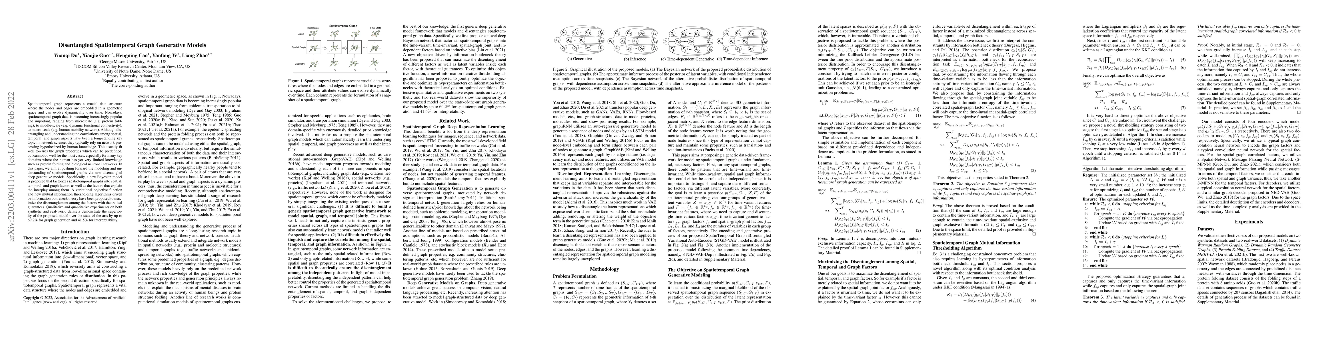 Thumbnail for Disentangled Spatiotemporal Graph Generative Models