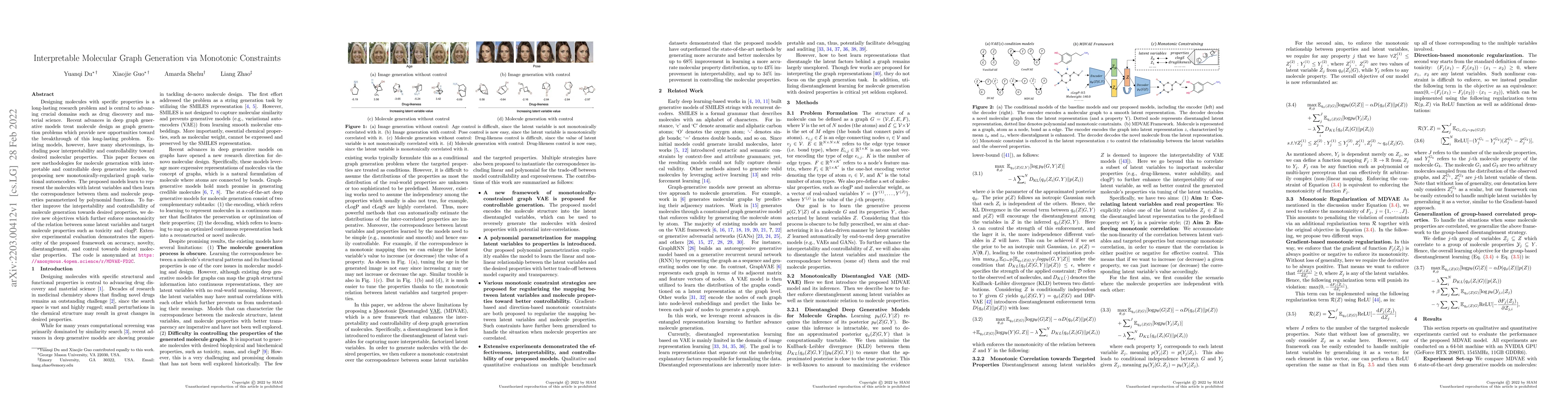 Thumbnail for Interpretable Molecular Graph Generation via Monotonic Constraints