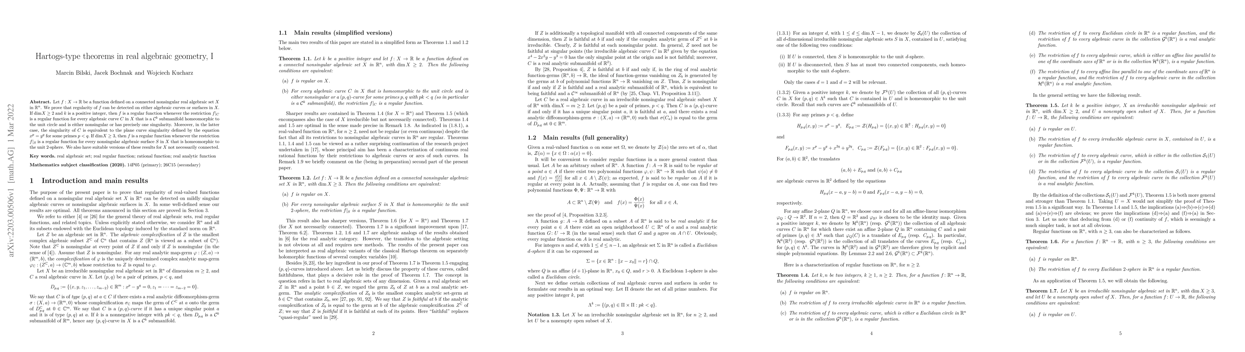 Thumbnail for Hartogs-type theorems in real algebraic geometry, I
