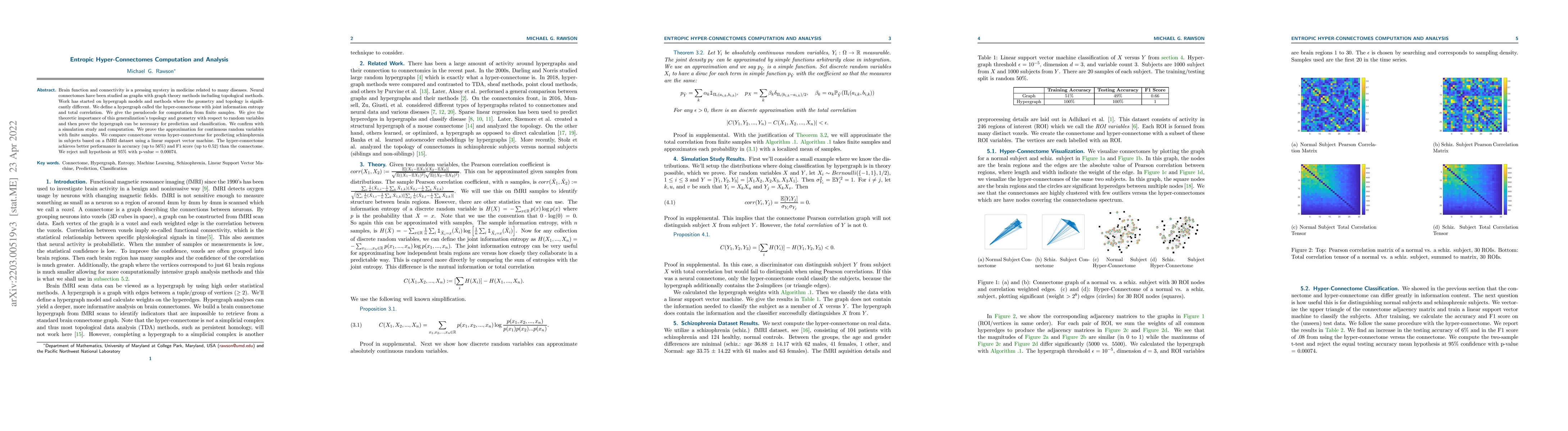 Thumbnail for Entropic Hyper-Connectomes Computation and Analysis