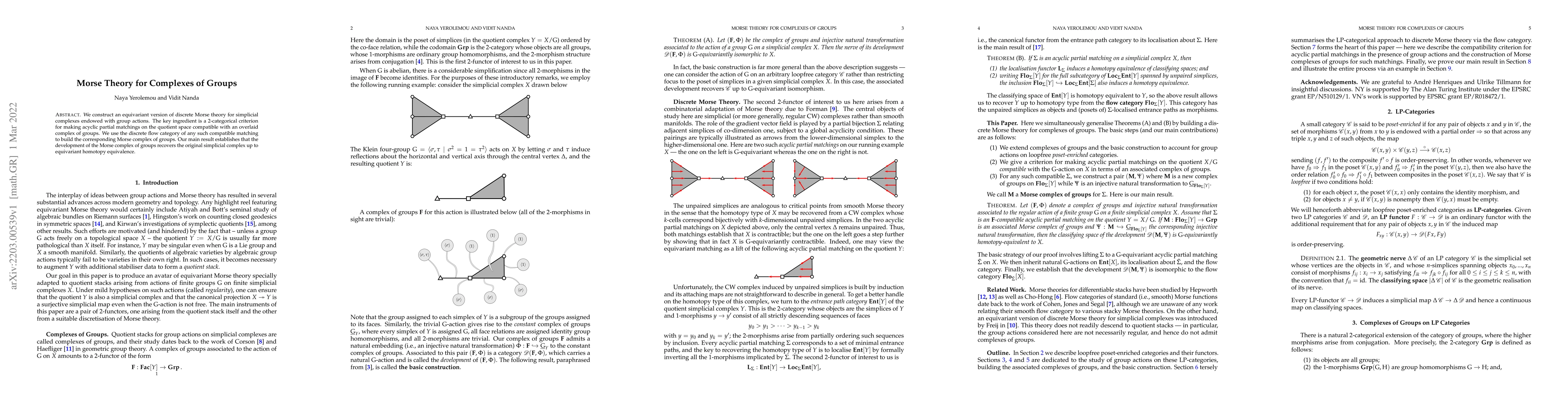 Thumbnail for Morse Theory for Complexes of Groups