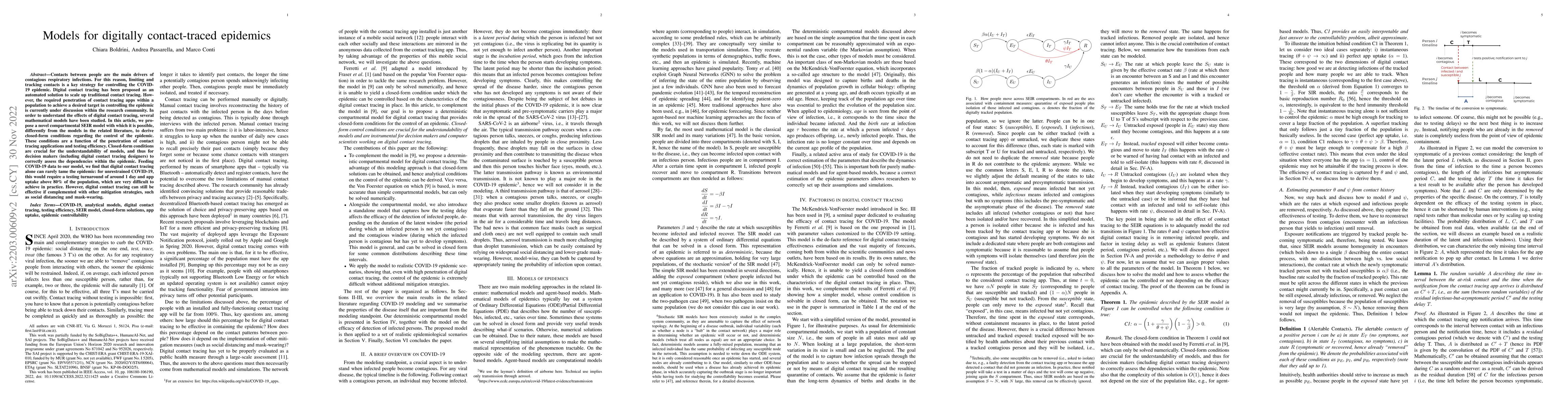 Thumbnail for Models for digitally contact-traced epidemics