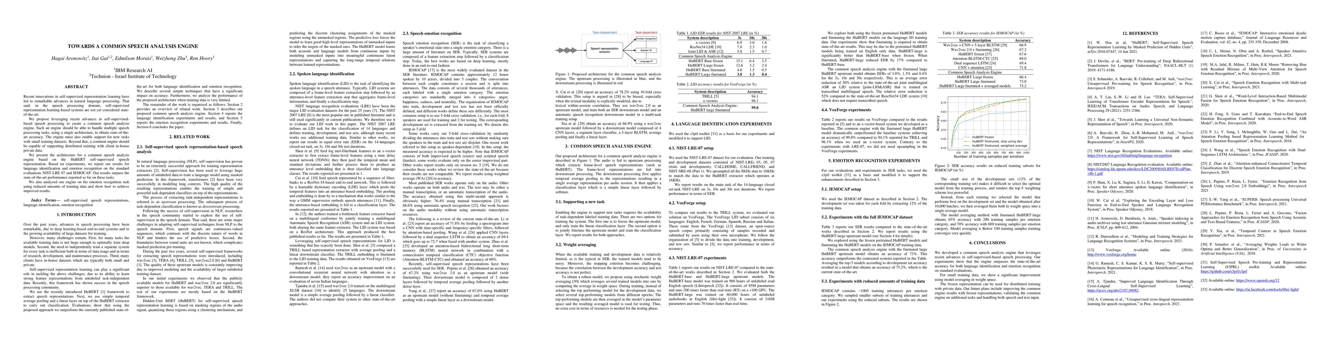 Thumbnail for Towards a Common Speech Analysis Engine