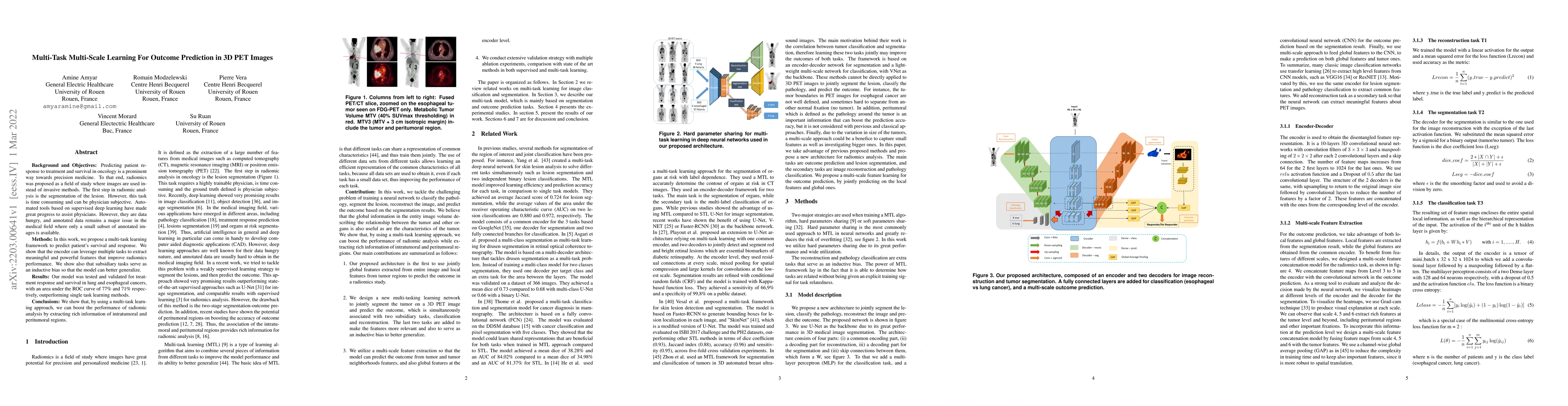 Thumbnail for Multi-Task Multi-Scale Learning For Outcome Prediction in 3D PET Images
