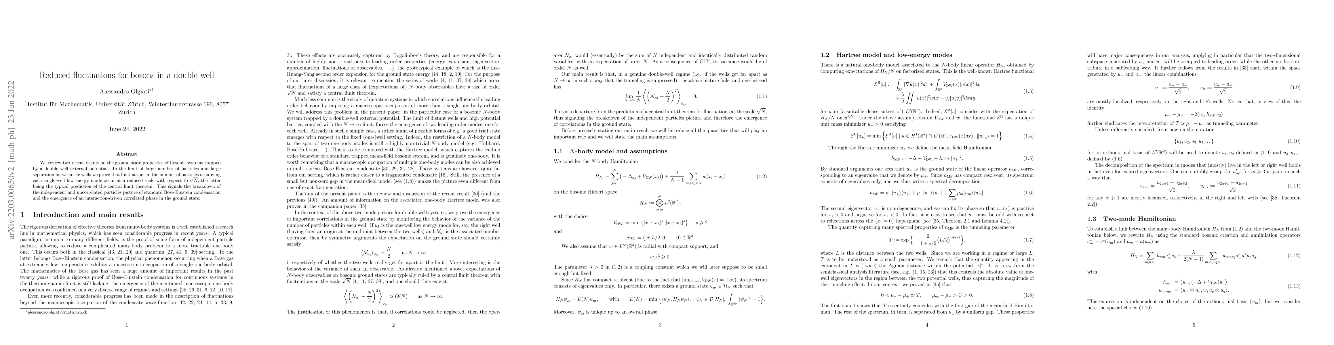 Thumbnail for Reduced fluctuations for bosons in a double well