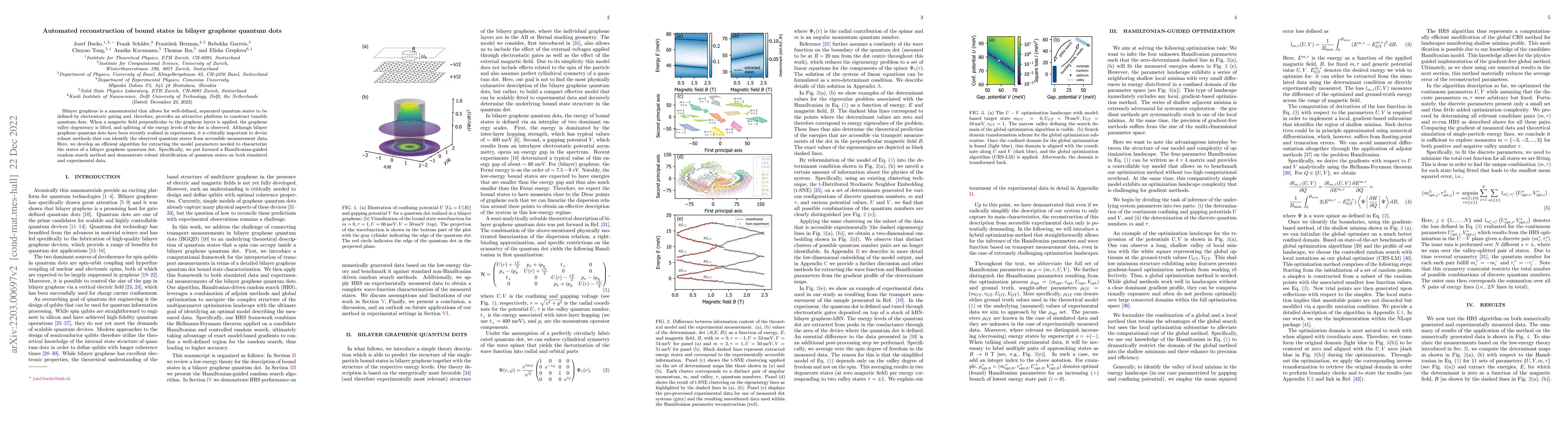 Thumbnail for Automated reconstruction of bound states in bilayer graphene quantum
  dots