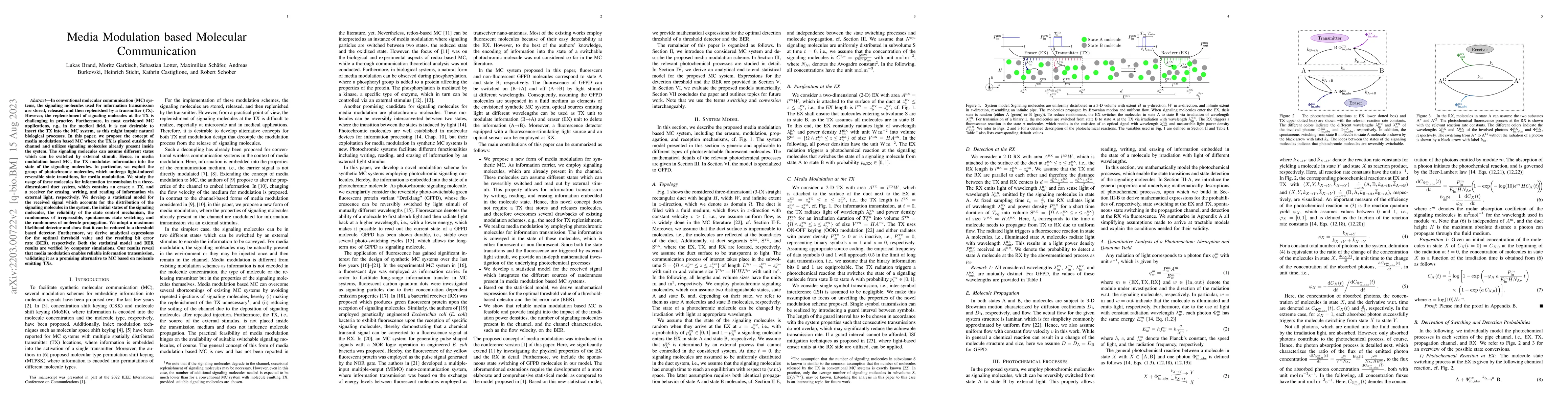 Thumbnail for Media Modulation based Molecular Communication